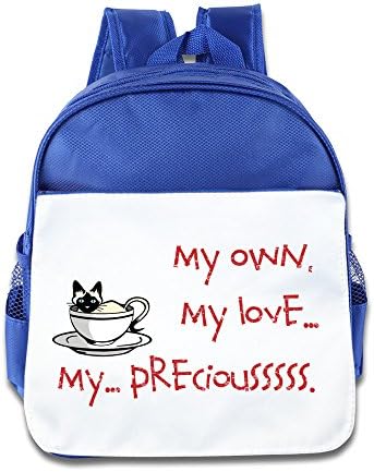 Kid's My Precious Coffee Funny School Backpack Bag For Both Boys And Girls RoyalBlue