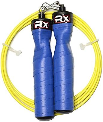 Rx Smart Gear Jump Rope Bionic Blue/ Neon Yellow 8'0" Buff