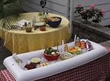 Big Mouth Toys Inflatabuffet Portable/Inflatable Buffet and Salad Bar, White