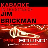 Karaoke - In the Style of Jim Brickman (Professional Performance Tracks)