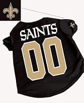 Officially Licensed by the NFL - New Orleans Saints Dog Football Jersey - Small