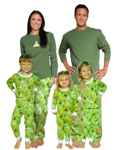 SleepytimePjs Pyjamas Motifs Arbres de Noël pour toute la Famille-12 SleepytimePjs Pyjamas Motifs Arbres de Noël pour toute la Famille-12