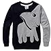 Tecrok Little Boys' Super Cute Elephant Print Sport Long Sleeve Pullover T Shirt 0.5-5 Years