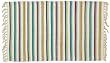 100% Cotton Flat Weave Rug Striped 2 X 3