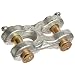 CM M605 Carbon Steel Zinc Plated Double Clevis Mid-Link for 1/4" - 5/16" Chain