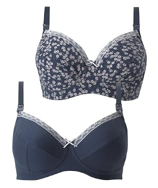 Oriental Blossom Nursing Bras - 2pk