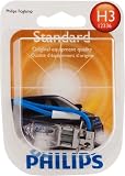 Philips H3 Standard Headlight Bulb, Pack of 1