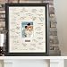 Personalized Gift - Wedding Wishes Signature Guest Book Picture Photo/Photograph Frame - With Engraved Brushed Silver Plate