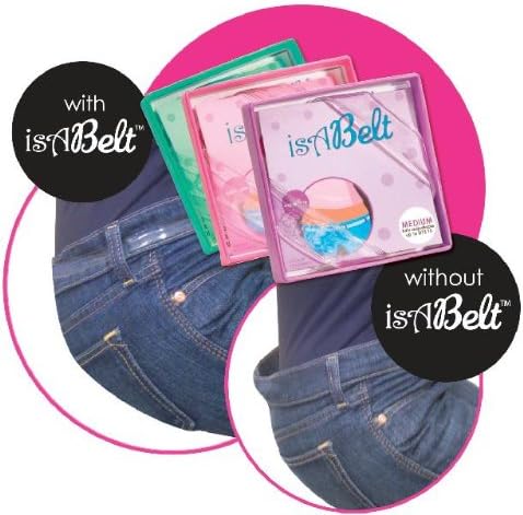 isABelt Womens Flexible Clear Plastic Adjustable Invisible Belt