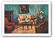 The Blue Wall by Elio DeChino 36"x24" Art Print Poster Latin