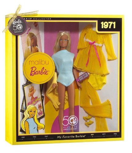 Imagen 3 de Mattel N4977-0 - Barbie My Favorite Barbie Doll Malibu 1971, una muñeca