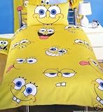 SPONGEBOB SQUAREPANTS SINGLE EXPRESSION DUVET SET+CURTAIN PAIR SET 54 BARGAIN