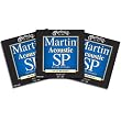 MARTIN MSP3200 MEDIUM ACOUSTIC SP GUITAR STRINGS 3 PACK