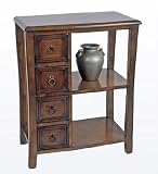Privilege 24020 4 Drawer Phone Stand - Brown
