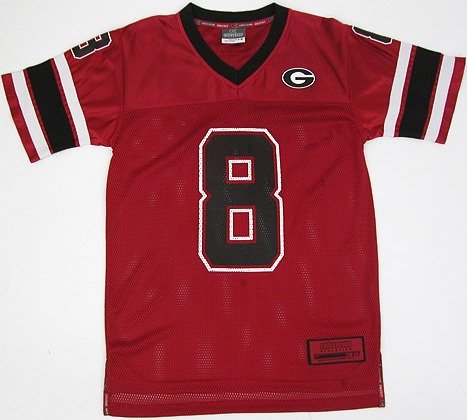 Georgia Bulldogs Youth Stadium Football Jersey