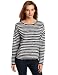 Jerseys - Jones New York Women's Space Dye Jersey Pullover Sweater, Black/White, Large