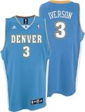 Allen Iverson Denver Nuggets Light Blue Swingman Adidas NBA Jersey