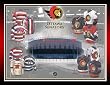 Ottawa Senators 11X14 Plaque - Jerseys W/Arena