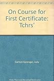 On course for first certificate