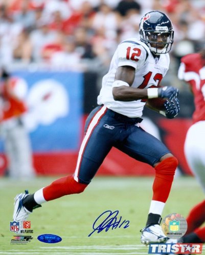 Jacoby Jones Autographed/Hand Signed Houston Texans 8x10 Photo