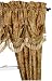 Croscill Harvest Manor Pole Top Drape, Set of 2