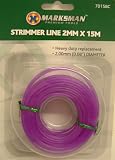 HEAVY DUTY STRIMMER LINE 2MM 2 MM X 15M 15 METRE PURPLE
