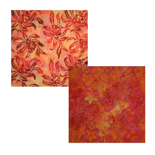 Just Peachy Batik Handkerchief Set