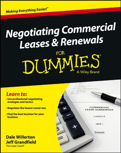 Download Negotiating Commercial Leases & Renewals For Dummies Download Negotiating Commercial Leases & Renewals For Dummies