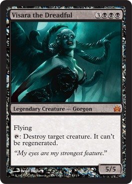 Magic: the Gathering - Visara the Dreadful - From the Vault: Legends - Foil