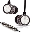 BOQARI Q1M Metal Earbuds Headphones with Microphone and Travel Case (Noir Black)