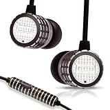 Metal Earbuds Headphones with Microphone and Travel Case (Noir Black)by JLab