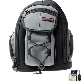 Precision Design PD-MBP ILC Digital Camera Mini Sling Backpack with Cleaning Kit for Sony NEX-C3, NEX-F3, NEX-5N, NEX-5R, NEX-6 & NEX-7 Cameras