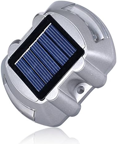 Sanzo Steady on Solar Warning Safety Sign Road Stud Light Aluminum 6-led Light