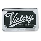 Victory Motorcycles Chrome License Plate Frame - 4.5 x 7