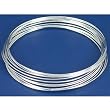 Silver Plated Memory Bracelet Wire Jewelry Making 2.25"