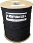 Black Nylon 550LB 7 Strand Military Paracord Rope Spool USA Made 1000'
