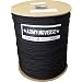Black Nylon 550LB 7 Strand Military Paracord Rope Spool USA Made 1000'