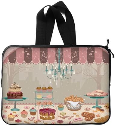 Custom Special Design Tasty Foods Pattern New Laptop Sleeve 13 Inch Twin Sides