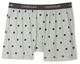 Calvin Klein Men's Knit Slim Fit Boxer,Dot Matrix Print (M87),Medium