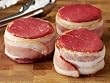 Bacon Wrapped Tenderloin Filets - 6 oz., Eight 6-oz steaks