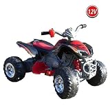 Quad ATV Elektro Kinder Auto Kinderauto Kinderfahrzeug Elektroauto TOP DESIGN schwarz/rot SCHNELLvon "crooza"