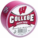 IMAGE OF Duck Brand 240064 1.88-Inch x 10 -Yard University of Wisconsin College Logo Duck Tape