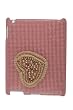 Pink Heart Bling Rhinestone Case for Apple iPad 2