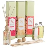 Xela Romance Trio Diffuser Pack (Loving Red Current, Pink Grapefruit and Mandarine Ginger), 8-Ounce Diffusers