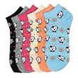 Lot Of 3 Pairs Womens Puppy Anklet Ped Socks ( 9-11)