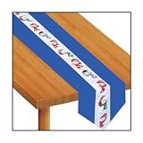 Christmas Snowman Fabric Table Runner 12in. x 6ft. Pkg/1