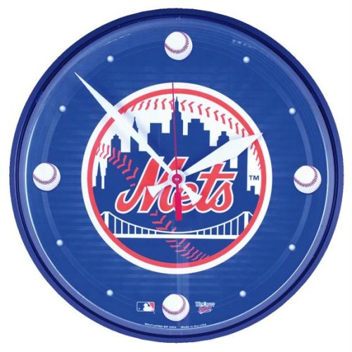 New York Mets - Logo Wall Clock Picture