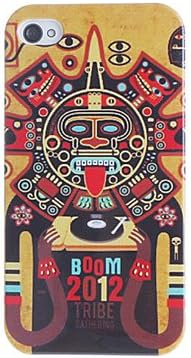 NaT Scary Robot Pattern Hard Case for iPhone 4/4S