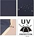 HeartAcc Fully Automatic Umbrella 3 Fold Auto Open/Close Umbrella Windproof Rainproof with Retail Package(black)