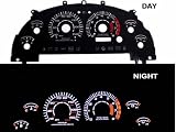 99-04 Ford Mustang GT Black/(white Light) Glow Gauge